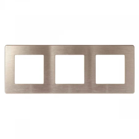 Рамка 3-постовая ЭРА 12 сатин шампань 12-5103-04 Б0052522