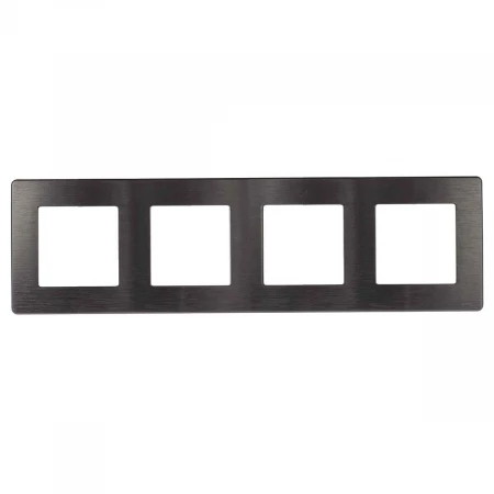Рамка 4-постовая ЭРА 12 сатин графит 12-5104-12 Б0052535