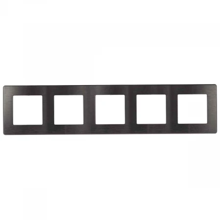 Рамка 5-постовая ЭРА 12 сатин графит 12-5105-12 Б0052545