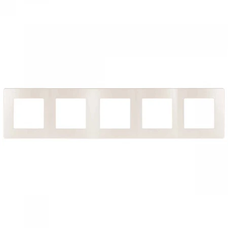 Рамка 5-постовая ЭРА 12 сатин перламутр 12-5105-15 Б0052548