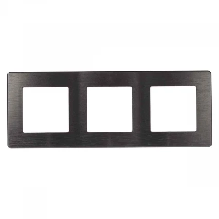 Рамка 3-постовая ЭРА 12 сатин графит 12-5103-12 Б0052525