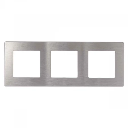 Рамка 3-постовая ЭРА 12 сатин алюминий 12-5103-03 Б0052521