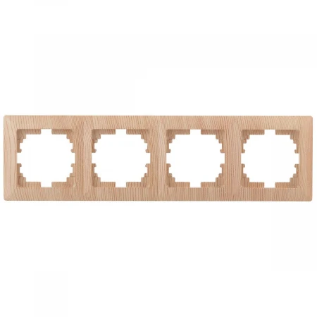 Рамка 4-постовая ЭРА Intro Solo дерево 4-504-11 Б0043430