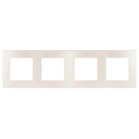 Рамка 4-постовая ЭРА 12 сатин перламутр 12-5104-15 Б0052538