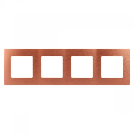 Рамка 4-постовая ЭРА 12 сатин медь 12-5104-14 Б0052537