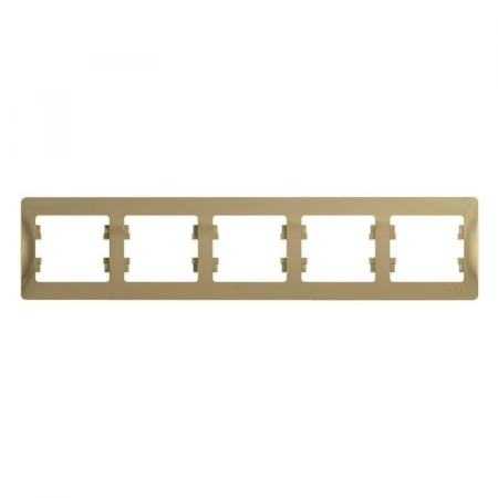 Рамка 5-постовая Systeme Electric Glossa титан GSL000405