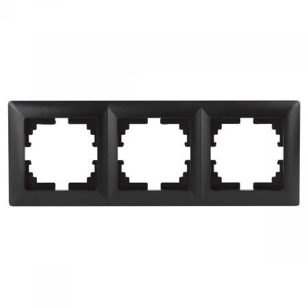 Рамка 3-постовая ЭРА Intro Solo антрацит 4-503-05 Б0043421