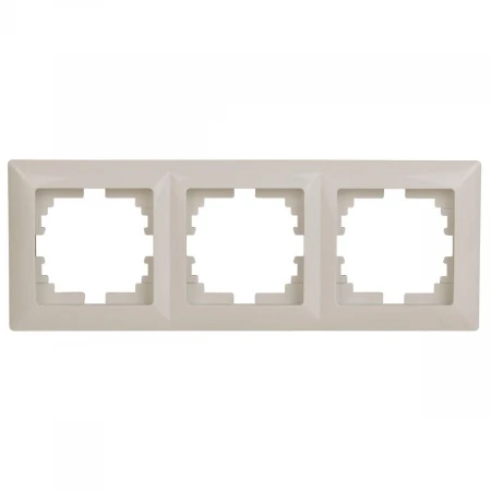 Рамка 3-постовая ЭРА Intro Solo слоновая кость 4-503-02 Б0043418