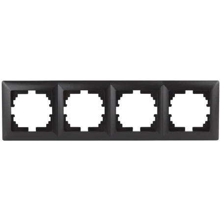 Рамка 4-постовая ЭРА Intro Solo антрацит 4-504-05 Б0043428