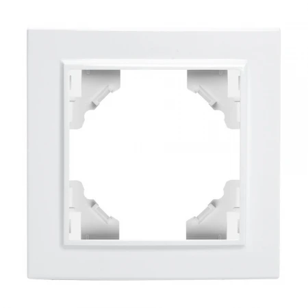 Рамка 1-постовая Stekker Эрна белый PFR00-9001-01 39623