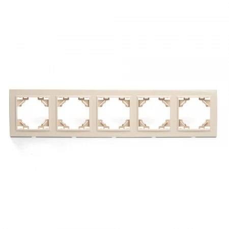 Рамка 5-постовая Stekker Эрна слоновая кость PFR00-9005-02 39621