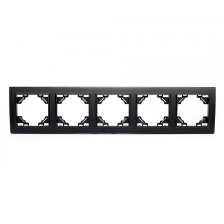 Рамка 5-постовая Stekker Эрна черный PFR00-9005-03 39622
