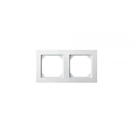 Рамка 2-постовая Liregus Epsilon белый 28-039