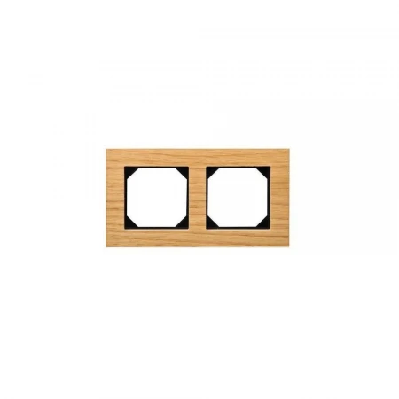 Рамка 2-постовая Liregus Epsilon дуб 28-221