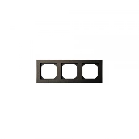 Рамка 3-постовая Liregus Epsilon антрацит 28-118