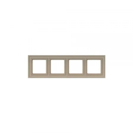 Рамка 4-постовая Liregus Retro кремовый омбре 29-151