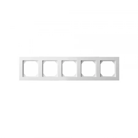 Рамка 5-постовая Liregus Epsilon белый 28-042