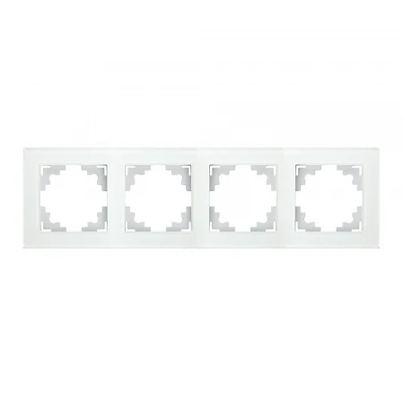 Рамка 4-постовая Stekker Катрин белый GFR00-7004-01 39257