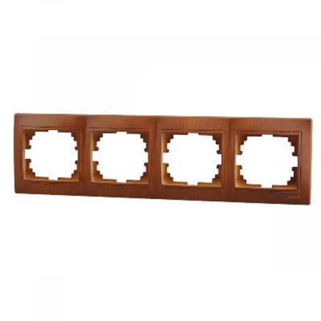 Рамка 4-ая горизонтальная Lezard Mira сосна 701-0801-149