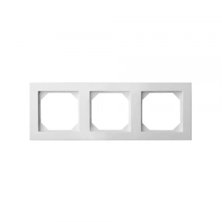 Рамка 3-постовая Liregus Epsilon белый 28-0423