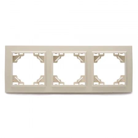 Рамка 3-постовая Stekker Эрна слоновая кость PFR00-9003-02 39242