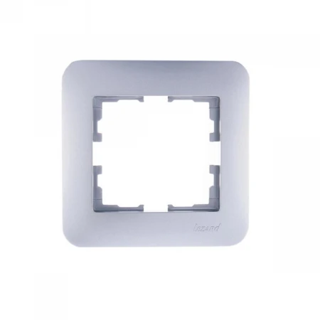 Рамка 1-ая горизонтальная Lezard Karina Life белый жемчуг 708-3000-146