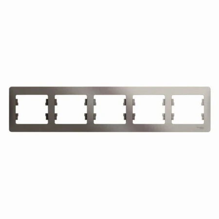 Рамка 5-постовая Systeme Electric Glossa платина GSL001205