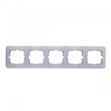 Рамка 5-ая горизонтальная Lezard Karina Life серебро 708-4300-150