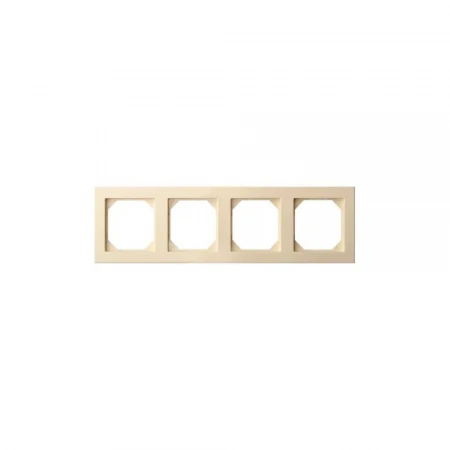 Рамка 4-постовая Liregus Epsilon бежевый 28-091