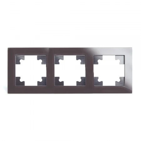 Рамка 3-постовая Stekker Катрин шоколад GFR00-7003-04 39537