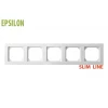 Рамка 5-постовая Liregus Epsilon белый 28-0425 Рамка 5-постовая Liregus Epsilon белый 28-0425