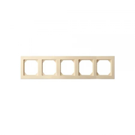 Рамка 5-постовая Liregus Epsilon бежевый 28-092