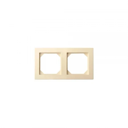 Рамка 2-постовая Liregus Epsilon бежевый 28-089