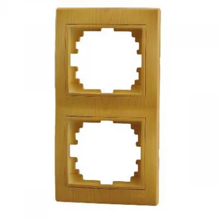 Рамка 2-ая вертикальная Lezard Mira ольха 701-0701-152