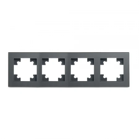 Рамка 4-постовая Stekker Катрин графит GFR00-7004-06 39542