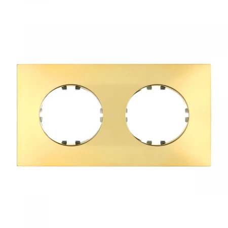 Рамка LK Studio 2-постовая квадрат (золото) Vintage-Quadro 884216-1