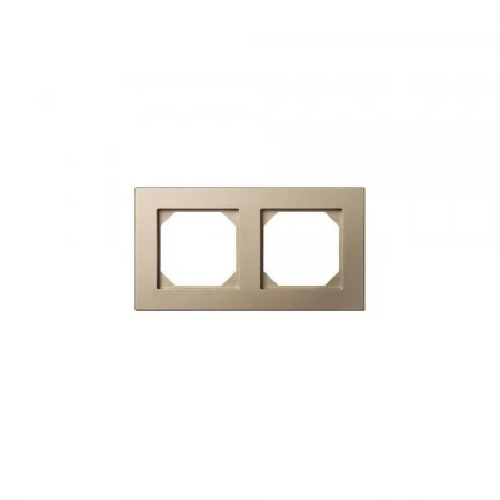 Рамка 2-постовая Liregus Epsilon шампань 28-319