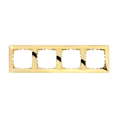 Рамка LK Studio 4-постовая (золото) LK60 864416-1