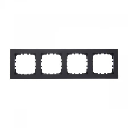 Рамка LK Studio 4-постовая (черный бархат) LK80 844408-1