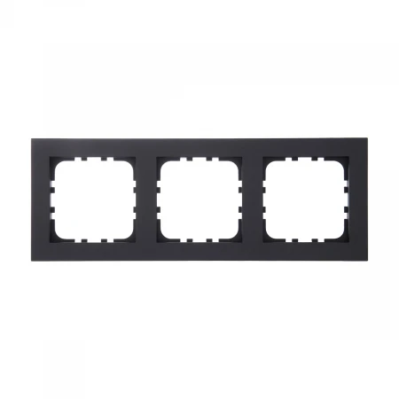 Рамка LK Studio 3-постовая (черный бархат) LK80 844308-1