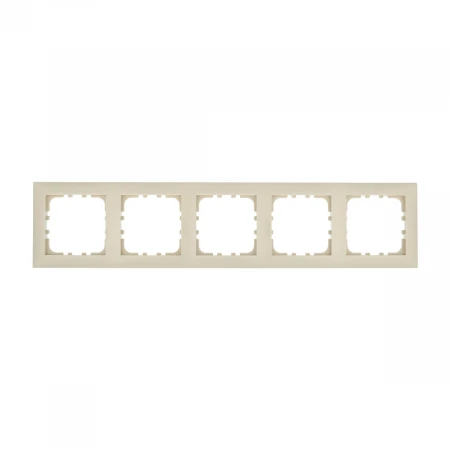 Рамка LK Studio 5-постовая (бежевый) LK60 864501-1