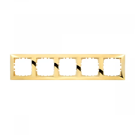 Рамка LK Studio 5-постовая (золото) LK60 864516-1