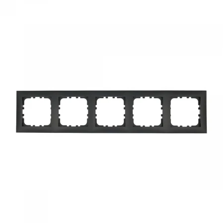 Рамка LK Studio 5-постовая (черный бархат) LK60 864508-1