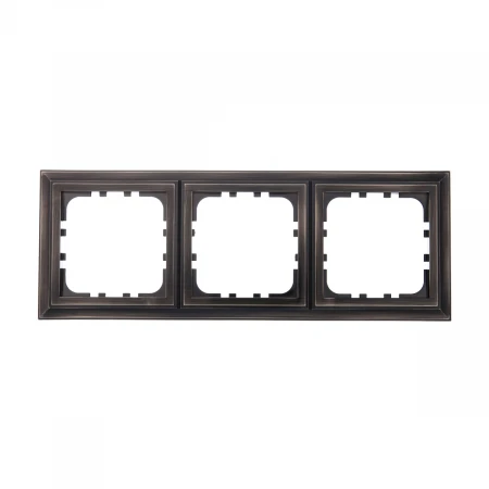 Рамка LK Studio 3-постовая (бронза-электро) CLASSIC 894327-1