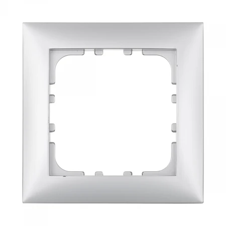 Рамка LK Studio 1-постовая (серебристый металлик) LK60 864103-1