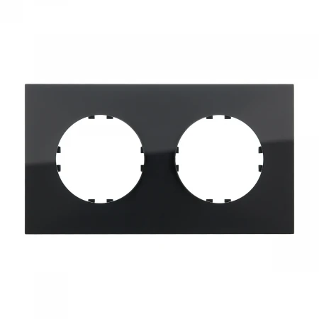 Рамка LK Studio 2-постовая квадрат (черный) Vintage-Quadro 884208-1