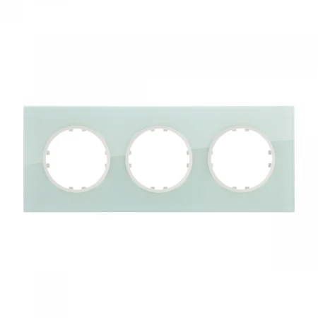 Рамка LK Studio 3-постовая квадрат из натурального светлого стекла Vintage 884311-1