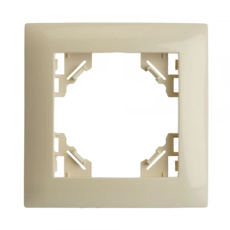 Рамка 1-постовая Stekker Эрна Элегант слоновая кость PFR00-9011-02 49666
