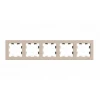 Рамка 5-постовая Systeme Electric AtlasDesign песочный ATN001205