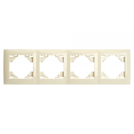 Рамка 4-постовая Stekker Эрна Элегант слоновая кость PFR00-9014-02 49669
